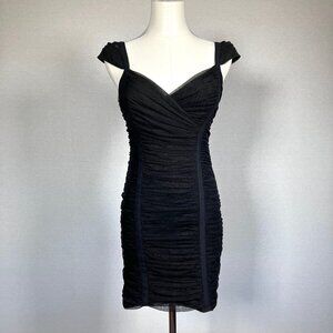 Classy BCBG Short Black LBD Cocktail Dress XXS